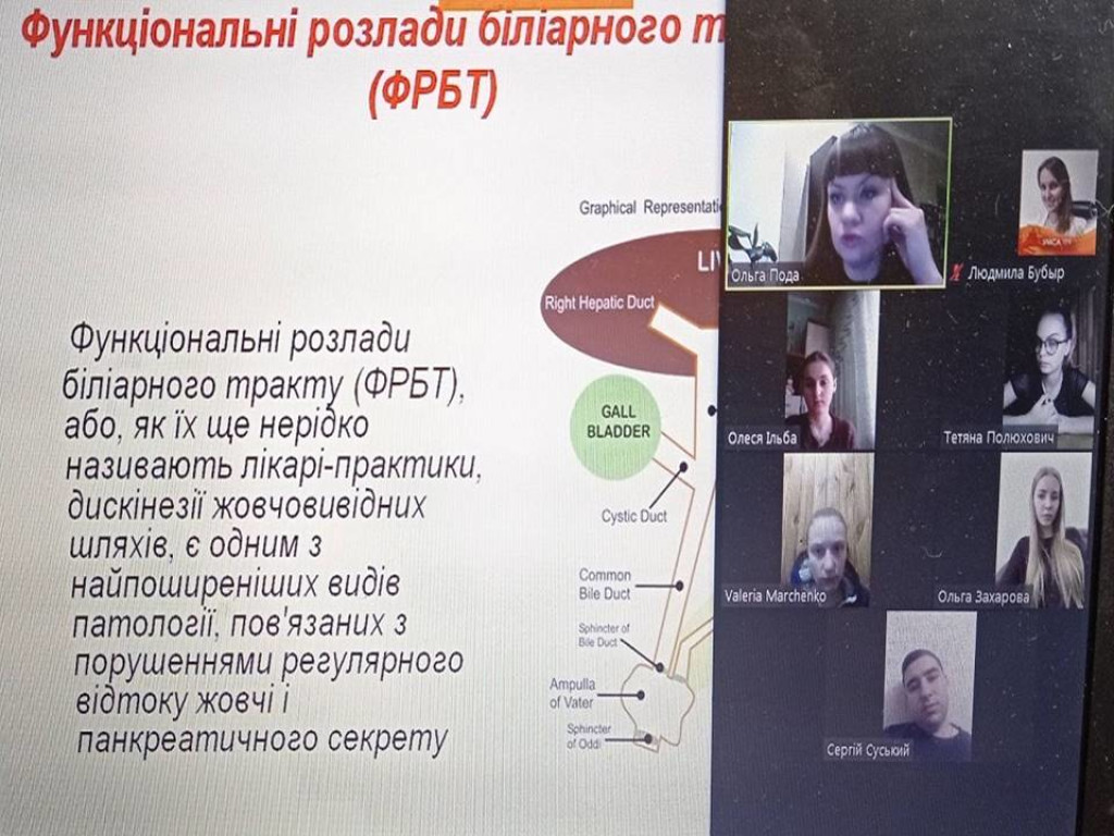 Онлайн-зібрання членів студентського наукового товариства кафедри педіатрії 2