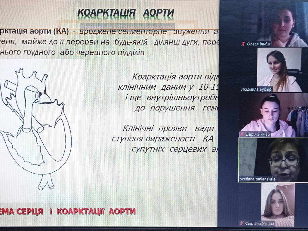 Засідання студентського наукового товариства кафедри педіатрії №2